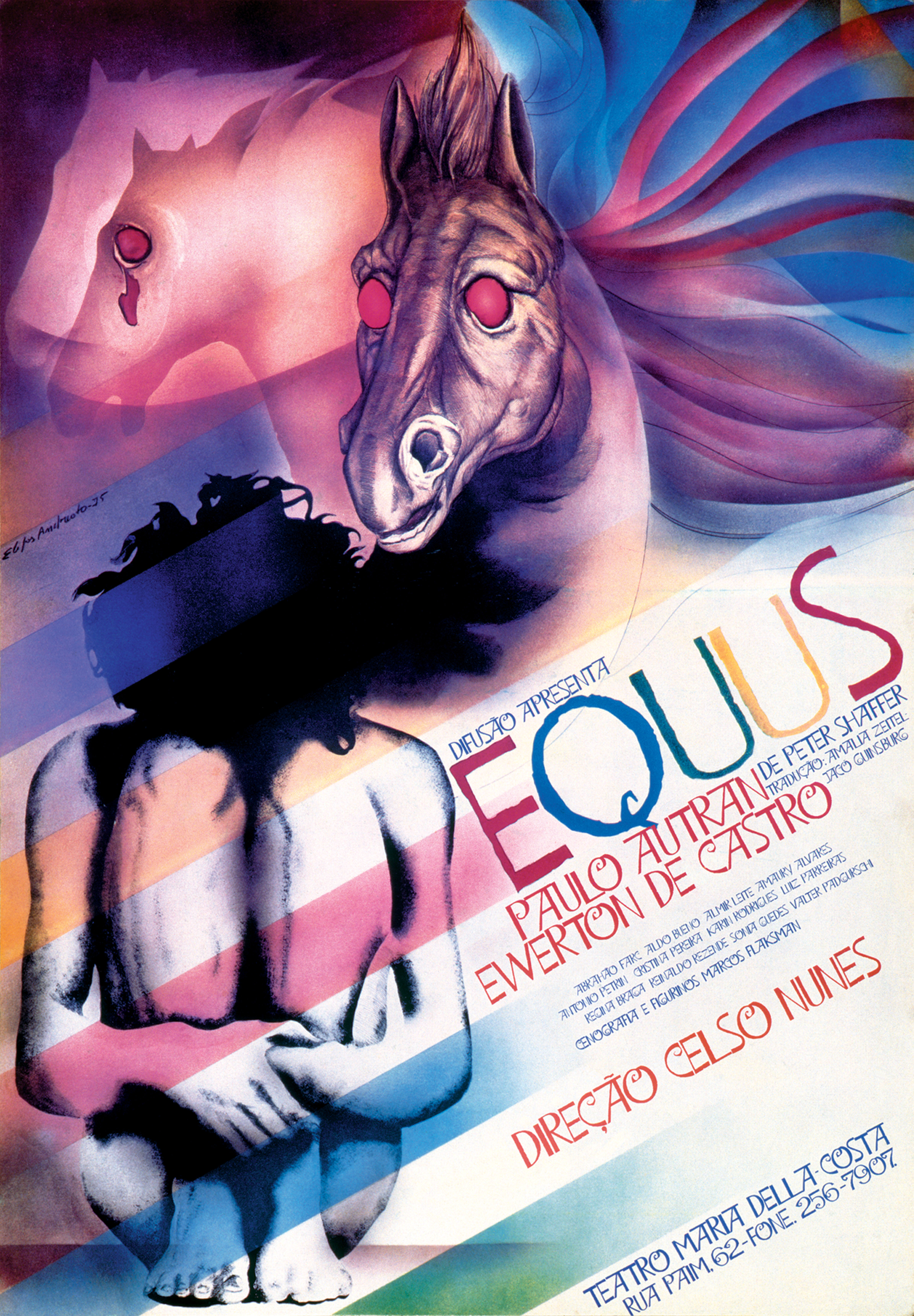 Obra 4: Equus, de Elifas Andreato, 1975.